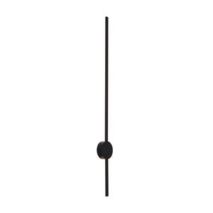 Moderné nástenné svietidlo čierne 100 cm vrátane LED - Clockwise vyobraziť