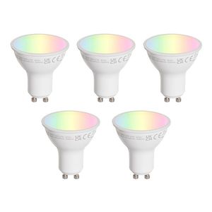 Set van 5 GU10 50mm LED lampen helder 4.7W 400 lm 2200-2400K vyobraziť