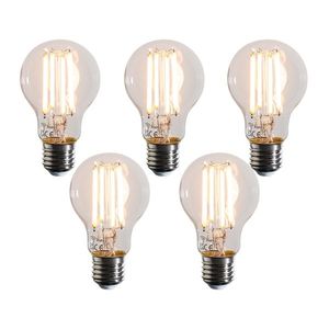 Set van 5 Smart E27 dimbaar in Kelvin LED lampen A60 helder 7W 806 lm 1800-3000K vyobraziť