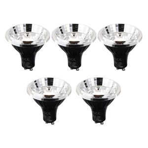 Sada 5 GU10 3-krokových stmievateľných Kelvin LED žiaroviek 70 mm 6 W 500 lm 2200 - 3600 K vyobraziť