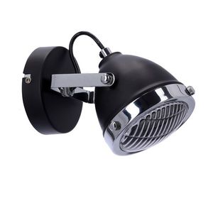Nástenná lampa Crazy lamp čierna 1x15W tienidlo gu10 priehľadné vyobraziť