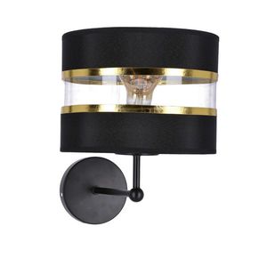 Nástenná lampa Andy, čierna, tienidlo 1x40W E27 vyobraziť