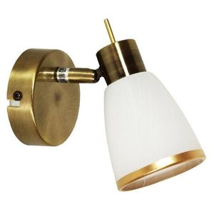 Patinovaná/biela nástenná lampa Lampa Regent vyobraziť