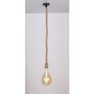 Závesná lampa E27 100 cm hnedý kábel vyobraziť