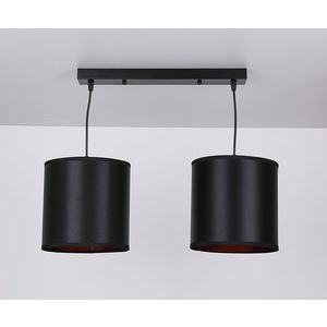 Závesná lampa čierna 2xE27 Candida P vyobraziť