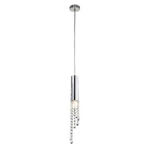 Závesná lampa Duero s chrómovou LED žiarovkou GU10 3W vyobraziť