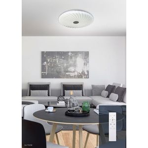 Stropné svietidlo biele LED 48, 5 cm s nastaviteľným jasom farby + diaľkové ovládanie vyobraziť