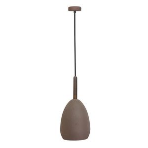 Závesná lampa hnedá kov/drevo E27 Flen Ledea vyobraziť