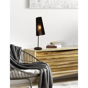 Čierna drevená stolová lampa E27 Osaka Ledea vyobraziť