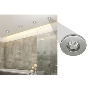 Hermetická chrómová kúpeľňová armatúra IP65 SH-06 8 cm vyobraziť