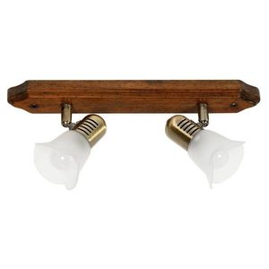 Stropné svietidlo Coloseo 2X40W R50 E14 tmavé drevo vyobraziť
