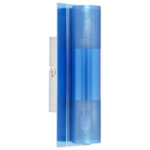 Modrá nástenná lampa 2x40W Emu vyobraziť