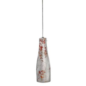 Stropná lampa fľaša závesná 1x60 biela/strieborná vyobraziť