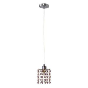 Závesná lampa G9 Classic chróm/fialový krištáľ vyobraziť