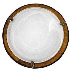 Stropné svietidlo Duna plafond 30 alabastr orech 1X60W vyobraziť