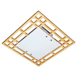 Stropné svietidlo Natura stropné svietidlo 2X60W E27 42X42X10, 5 žlté vyobraziť