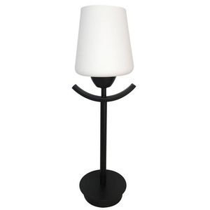 Čiernobiela stolová lampa London vyobraziť
