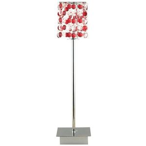 Klasická červená stolová lampa na štúdium vyobraziť