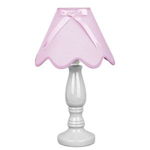 Stolová lampa Lola E14 ružová vyobraziť