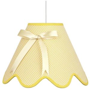 Žltá závesná stropná lampa Lola e27 vyobraziť