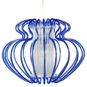 Modrá závesná lampa 52 cm Imperia vyobraziť