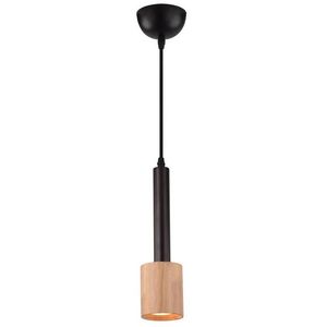 Závesná stropná lampa 1X50W GU10 tmavá káva + drevo TANTAL vyobraziť