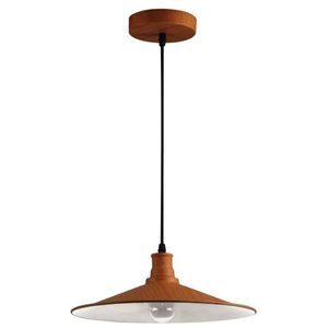 stropná lampa závesná stodola doska E27 hnedá vyobraziť
