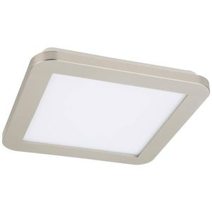 Minimalistické stropné svietidlo do kúpeľne NEXIT – saténovo strieborné 22, 5 cm – stmievateľné stropné svietidlo LED 3000K 12W IP44 vyobraziť