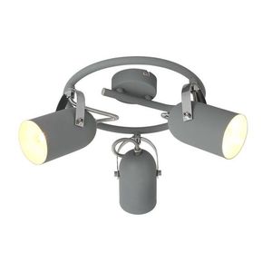 Stropná lampa 3xE14 42cm špirálová SIVÁ SIVÁ vyobraziť