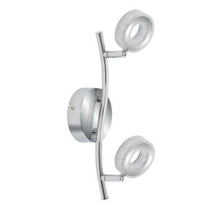 LED nástenná lampa 2x5W VINOLA CHRÓMOVÝ PÁSOK 3000K vyobraziť