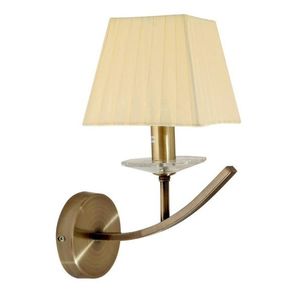 Patinovaná nástenná lampa + organzové tienidlo 40W E14 Valencia vyobraziť