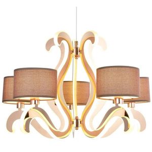 Luster 5xE14 + LED 43W medený Ambrosia vyobraziť