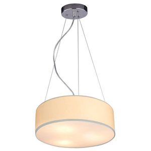 Okrúhla krémová závesná lampa 40 cm nastaviteľná 3x40W Kyoto vyobraziť