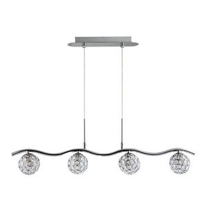 Závesná lampa 4X40W G9 chróm/priehľadná vyobraziť