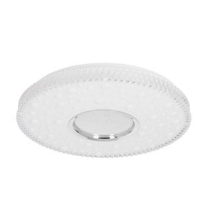 Stropné svietidlo BUBBLES, plafón, 40 cm, 24 W, LED, 4000 K, tienidlo biele+chróm vyobraziť