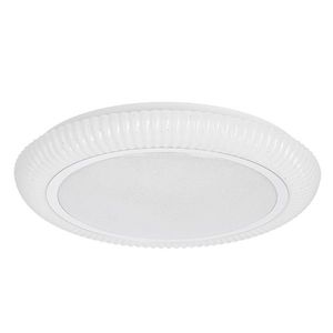 Stropné svietidlo GILLY, plafón, 38 cm, 24 W, LED, 4000K, tienidlo, biele+chróm vyobraziť