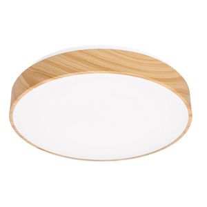 Stropná lampa FIGARO, drevená stropná lampa. 24W LED 3000/4500/6000K 38cm trieda bielej, diaľkové ovládanie vyobraziť