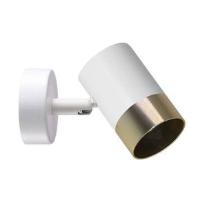 NÁSTENNÁ LAMPA TOBI BIELA 1X15W GU10 TIENIDLO BIELA+ZLATÁ vyobraziť