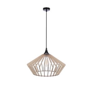 Závesná lampa Eco 3 1x40 e27 Drevené tienidlo vyobraziť