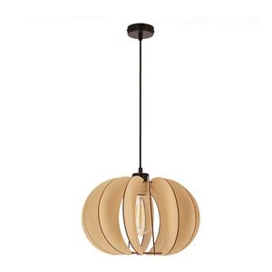 Závesná lampa Eco 2 1x40 E27 drevené tienidlo vyobraziť