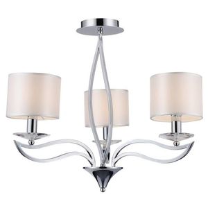 Stropná lampa Flamenco, závesná, 3xE14, chróm vyobraziť