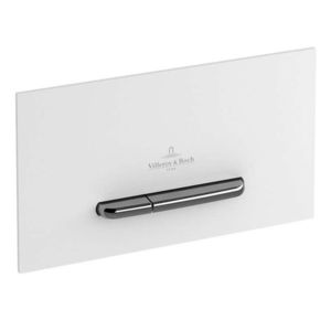 VILLEROY & BOCH - ViConnect Ovládacie tlačidlo splachovania M300, lesklá biela/kefovaná nerezová 922160RE vyobraziť