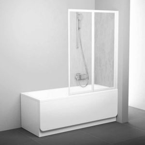 RAVAK - Supernova Vaňová zástena skladacia, dvojdielna VS2 105, 105x140 cm, biela/Rain 796M010041 vyobraziť
