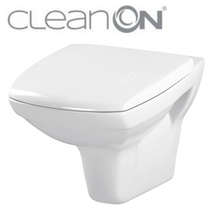 Závěsná WC mísa CLEAN ON vyobraziť