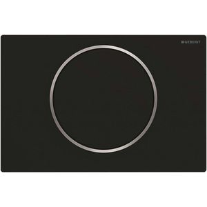 GEBERIT - Sigma10 Ovládacie tlačidlo splachovania, čierna mat/nerezová 115.758.14.5 vyobraziť
