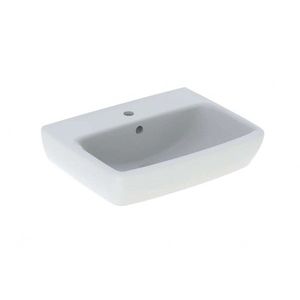 GEBERIT - Selnova Square Umývadielko 45x35 cm, s 1 otvorom na batériu, s prepadom, biela 500.322.01.7 vyobraziť