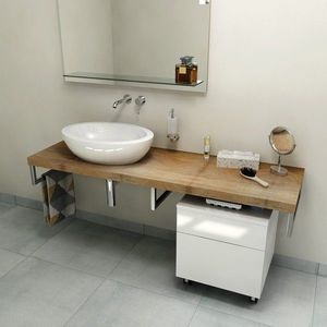 SAPHO - AVICE doska pod umývadlo 130x50cm, hrúbka 5cm, Old wood AV138 vyobraziť