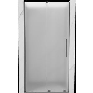 MEXEN/S - Velár posuvné sprchové dvere 100 cm, dekor, grafit metal 871-100-000-31-95 vyobraziť