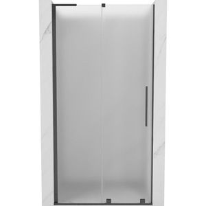 MEXEN/S - Velar L posuvné sprchové dvere 100 cm, dekor, grafit kartáčovaná 871-100-003-31-66 vyobraziť