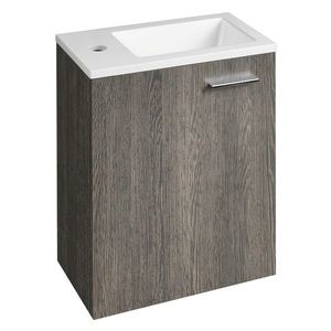 AQUALINE - ZOJA skrinka s umývadlom 40x22 cm, mali wenge 51049MW-01 vyobraziť